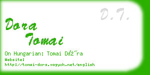 dora tomai business card